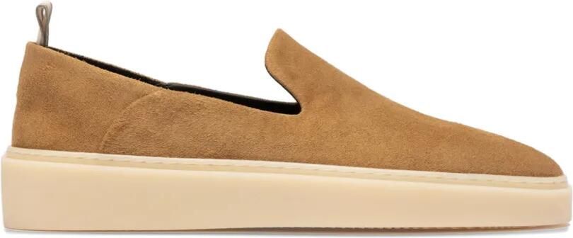 Officine Creative Muskrat 107 suède loafers Bruin