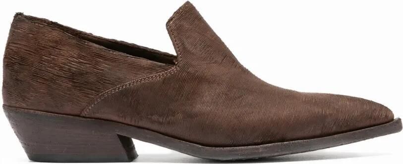 Officine Creative Noelie DD 111 loafers met puntige neus Bruin