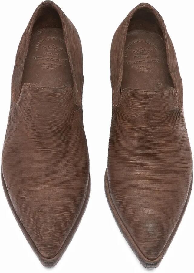 Officine Creative Noelie DD 111 loafers met puntige neus Bruin - Foto 2