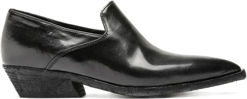 Officine Creative Noelie DD 111 loafers met puntige neus Zwart