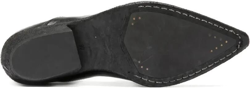 Officine Creative Noelie DD 111 loafers met puntige neus Zwart - Foto 4