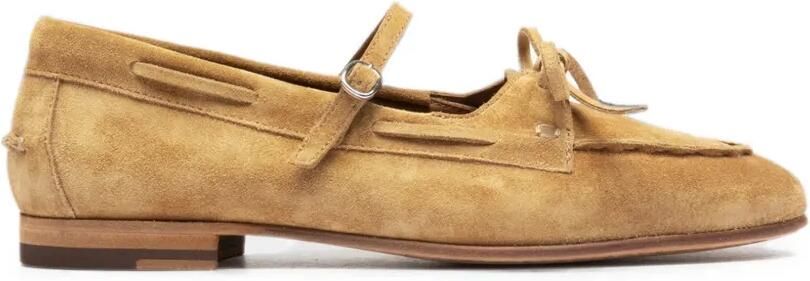 Officine Creative Oliver 104 loafers met gespbandje Beige