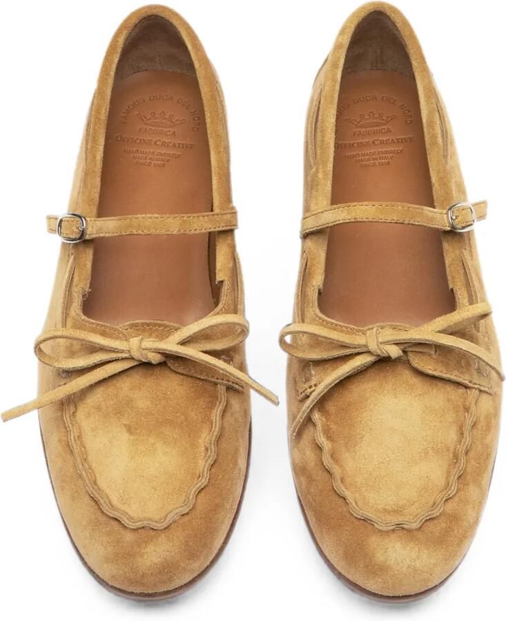 Officine Creative Oliver 104 loafers met gespbandje Beige - Foto 2