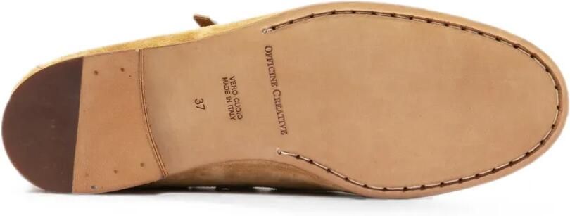 Officine Creative Oliver 104 loafers met gespbandje Beige - Foto 5