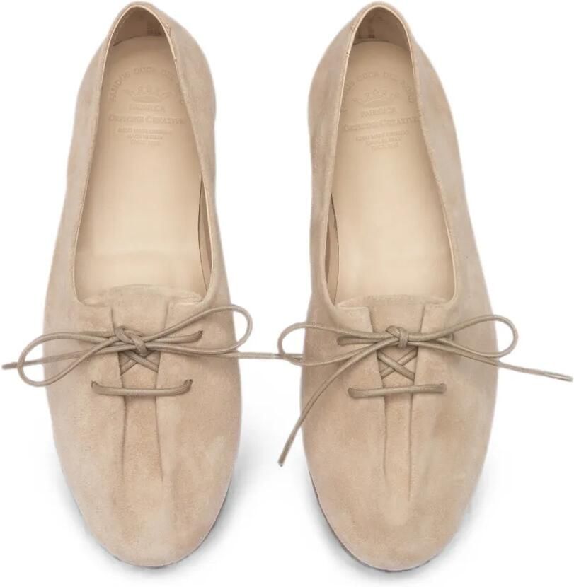 Officine Creative Oliver ballerina's met veters Beige - Foto 2