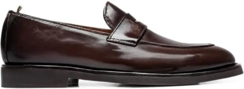 Officine Creative Opera Flexi leren loafers Bruin