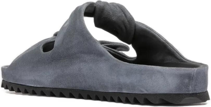 Officine Creative Pelagie 021 suède sandalen met geknoopt detail Blauw - Foto 3