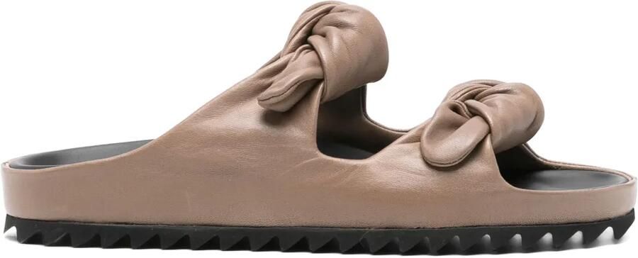 Officine Creative Pelagie slippers Bruin
