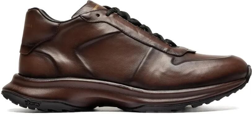 Officine Creative Phase 001 leren sneakers Bruin