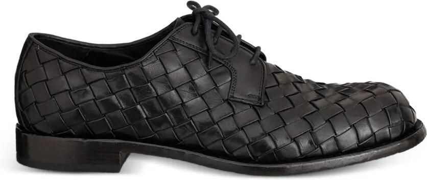 Officine Creative Rugged 007 leren derby schoenen Zwart - Foto 4