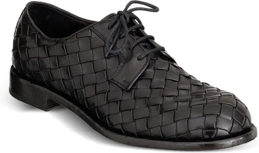 Officine Creative Rugged 007 leren derby schoenen Zwart - Foto 3