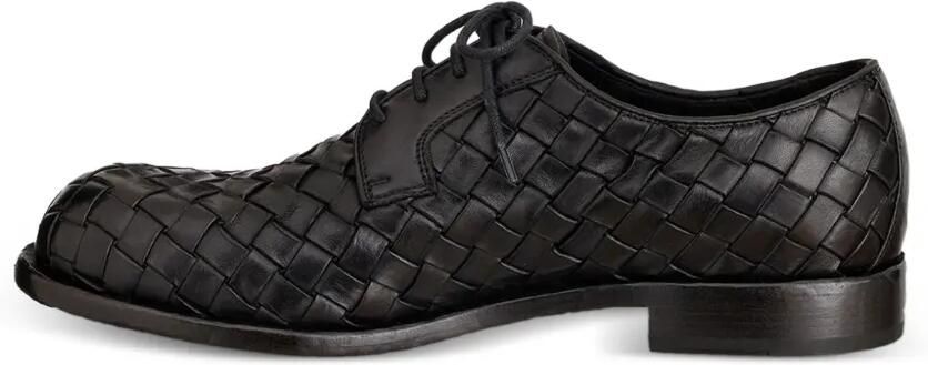 Officine Creative Rugged 007 leren derby schoenen Zwart - Foto 5