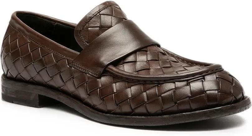 Officine Creative Rugged 008 leren loafers Bruin - Foto 4