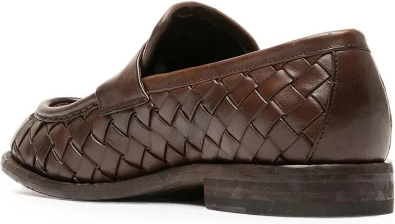 Officine Creative Rugged 008 leren loafers Bruin - Foto 3