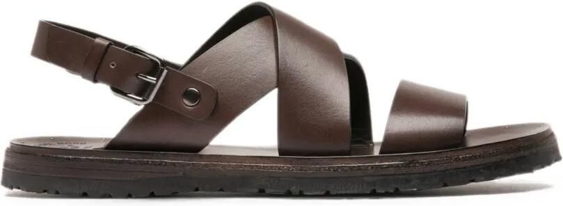Officine Creative Sandalen met kruisbandjes Bruin