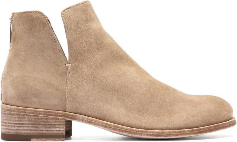 Officine Creative Shantel suède enkellaarzen Beige