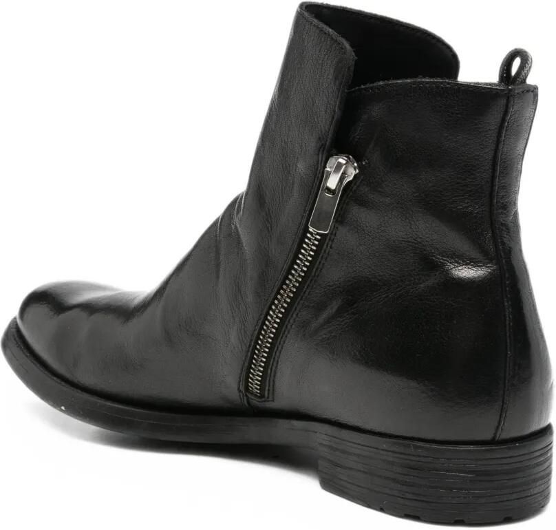 Officine Creative side-zip leather boots Zwart - Foto 2