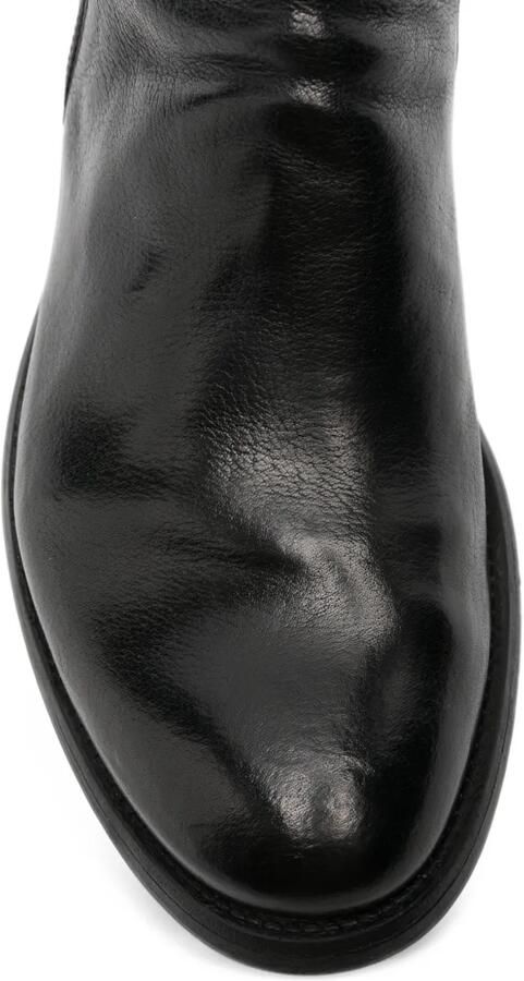 Officine Creative side-zip leather boots Zwart - Foto 3