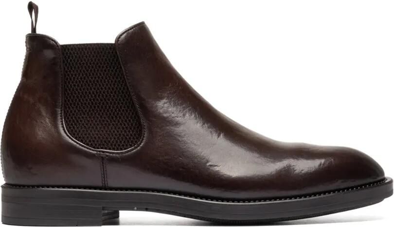 Officine Creative Silent 003 Chelsea leren laarzen Bruin