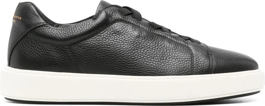 Officine Creative Slouch 001 leren sneakers Zwart