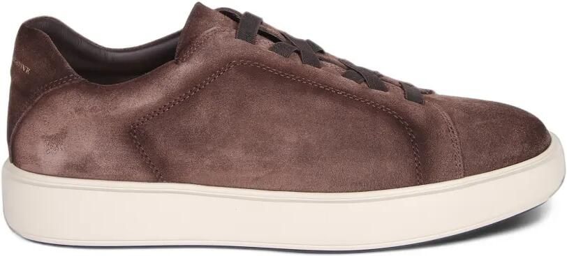 Officine Creative Slouch 001 suede low-top sneakers Bruin