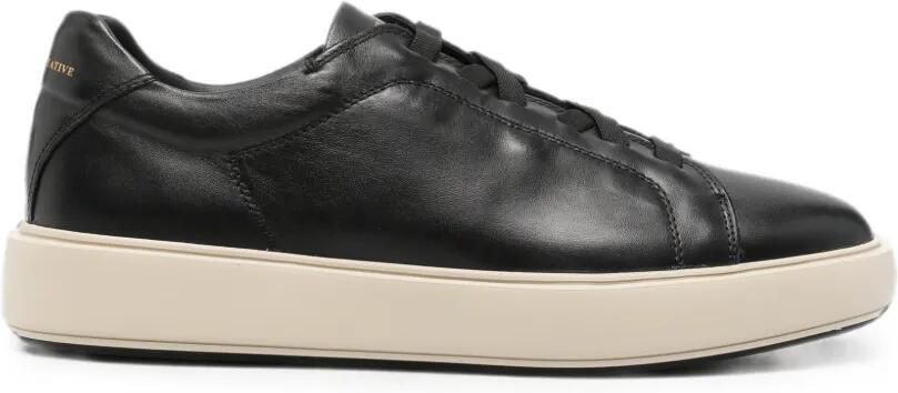 Officine Creative Slouch leren sneakers Zwart