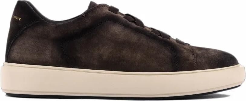 Officine Creative Slouch suède sneakers Bruin