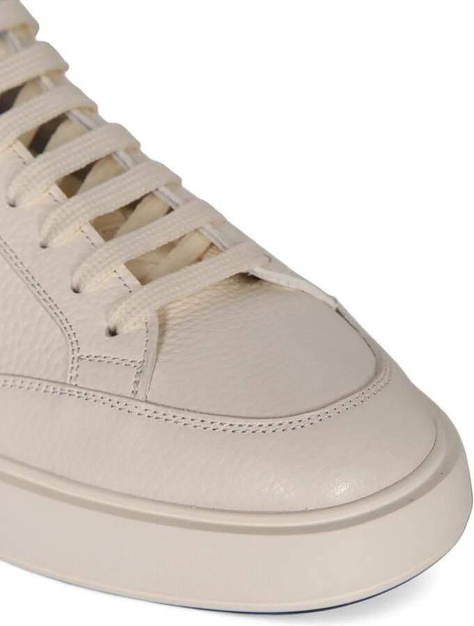 Officine Creative Sneakers van bewerkt leer Beige - Foto 1