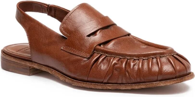 Officine Creative Solitude 102 gesmockte slingback pumps Bruin - Foto 4