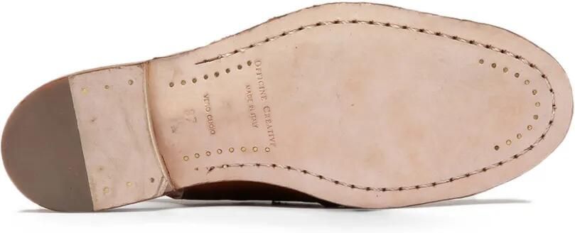 Officine Creative Solitude 102 gesmockte slingback pumps Bruin - Foto 5