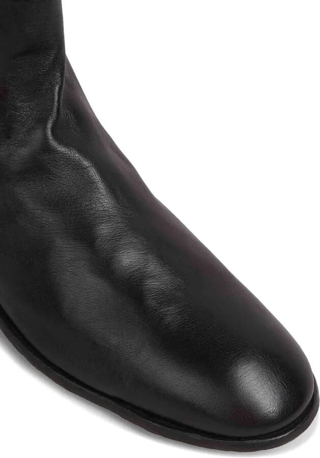 Officine Creative Solitude enkellaarzen met elastische zijkant Zwart - Foto 4