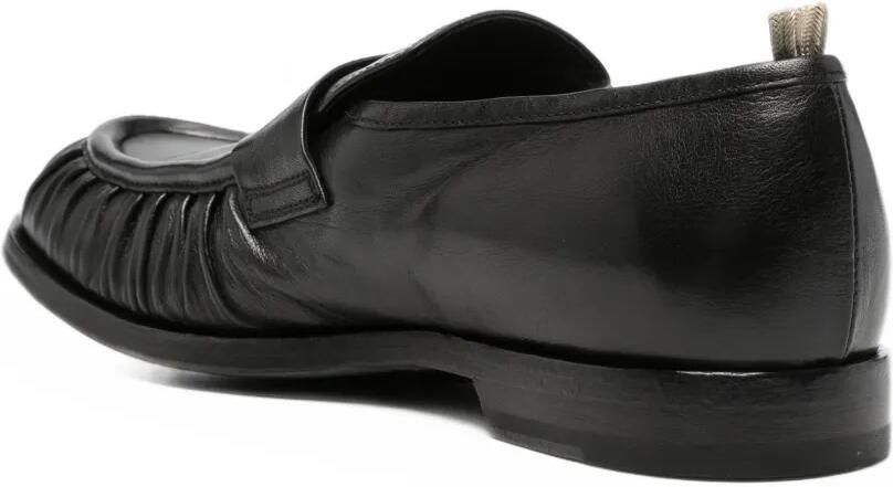 Officine Creative Sound 008 leren loafers met ruches Zwart - Foto 2