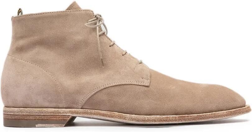 Officine Creative Sound suède veterlaarzen Beige