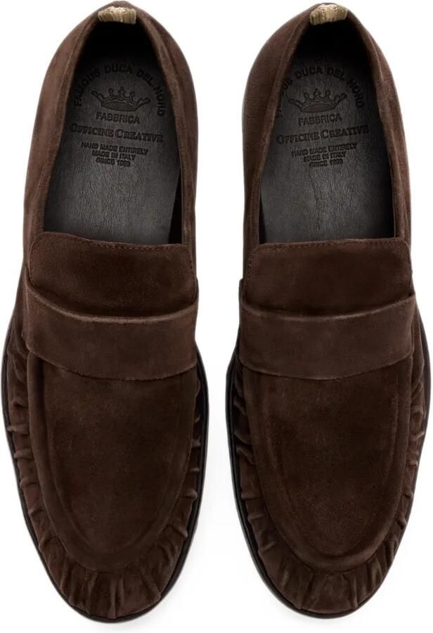 Officine Creative Sound008 ruched loafers Bruin - Foto 3