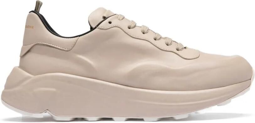 Officine Creative Sphyke 001 sneakers met plateauzool Beige