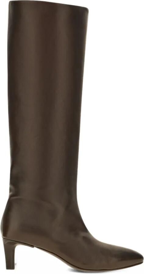 Officine Creative Stivali pointed-toe knee-high boots Bruin