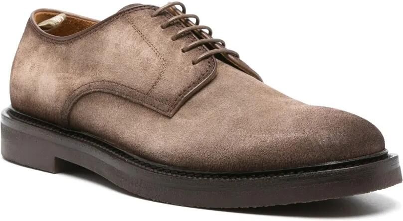 Officine Creative Suède derby schoenen Beige - Foto 2
