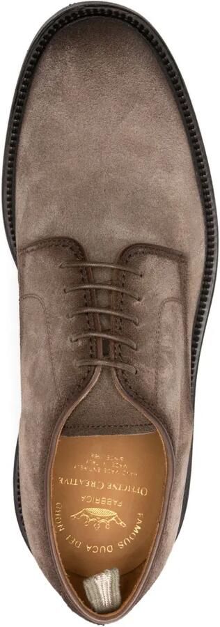 Officine Creative Suède derby schoenen Beige - Foto 4