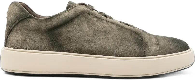 Officine Creative Suède sneakers Groen