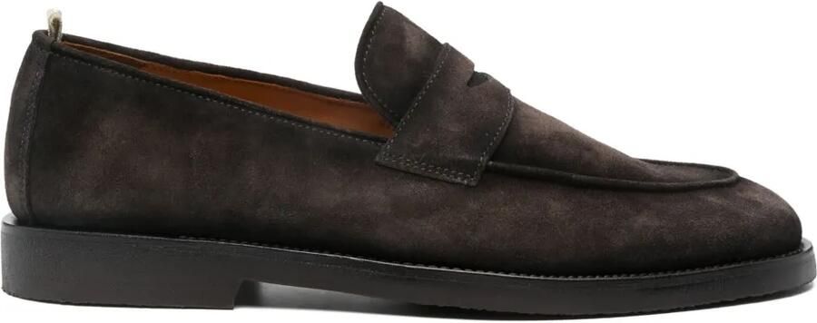 Officine Creative Suède loafers Bruin