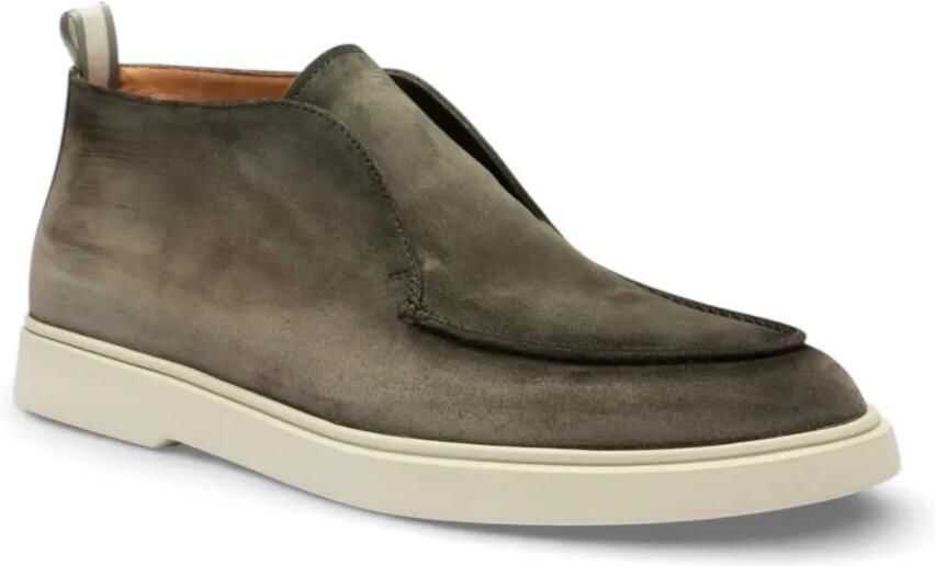 Officine Creative Suède slip-on sneakers Groen