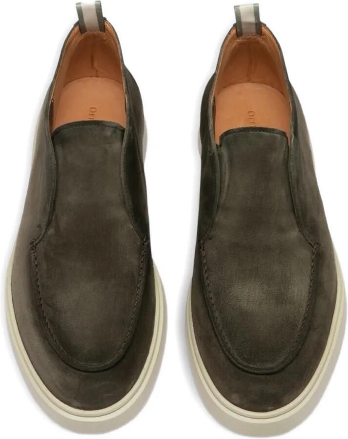 Officine Creative Suède slip-on sneakers Groen - Foto 2