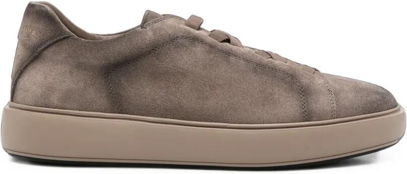 Officine Creative Suède sneakers Bruin