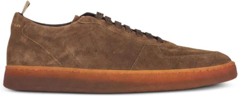 Officine Creative Suède sneakers Bruin