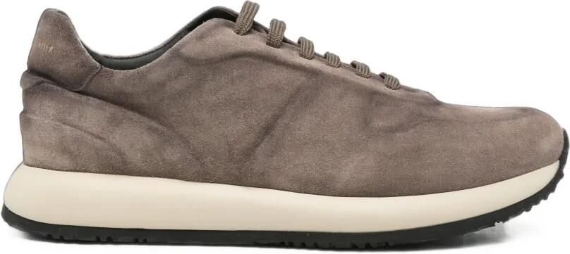 Officine Creative Suède sneakers Bruin