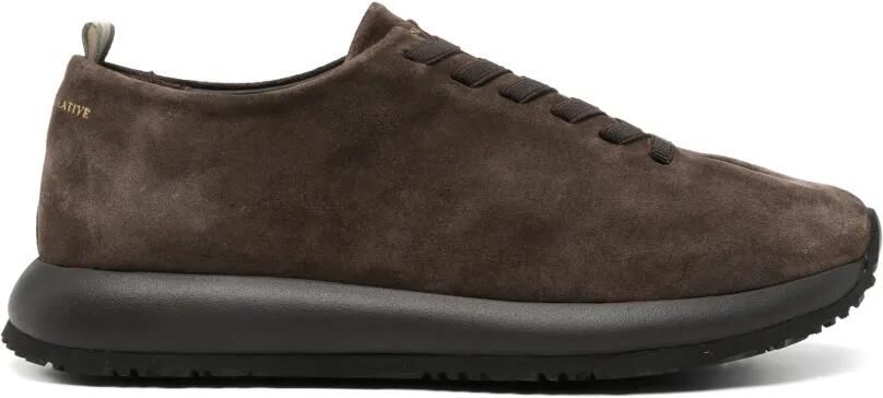 Officine Creative Suède sneakers Bruin