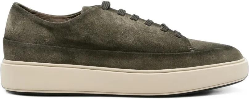 Officine Creative Suède sneakers Groen