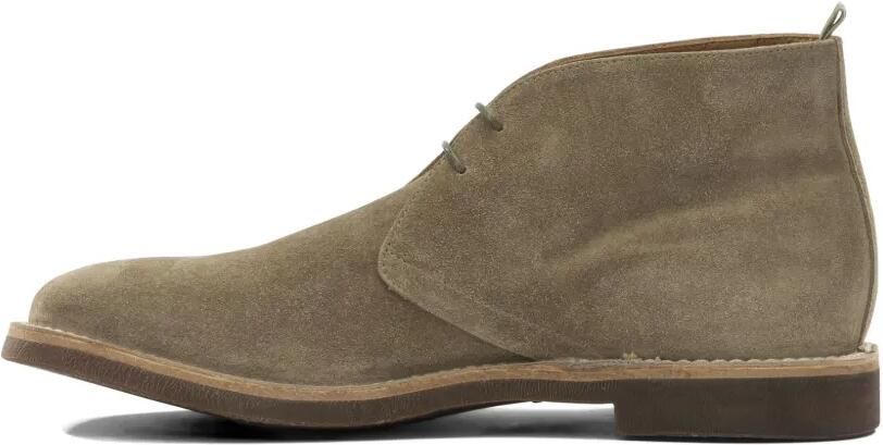 Officine Creative Suède veterlaarzen Beige