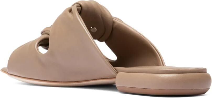 Officine Creative Suki geknoopte leren sandalen Beige - Foto 3