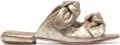 Officine Creative Suki geknoopte leren sandalen Goud - Goud